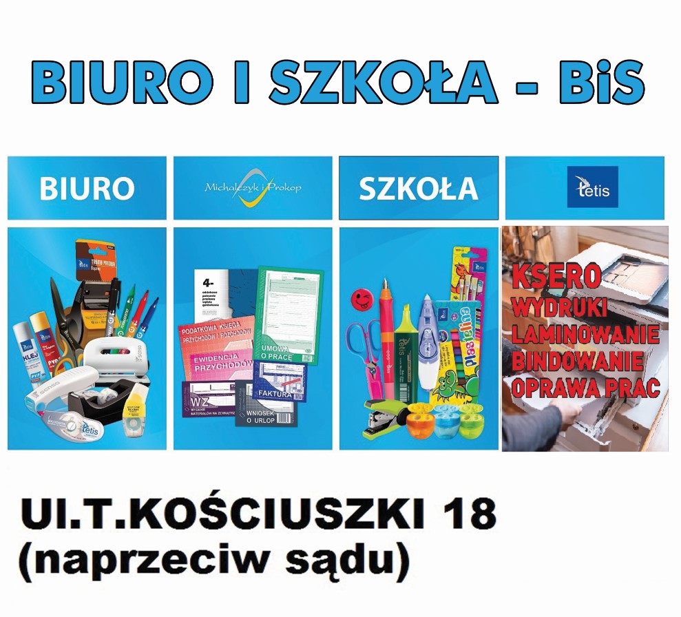 Sklep papierniczy"Papier,Biuro,Szkoła-BiS" - ksero RAWA MAZOWIECKA ksero RAWA MAZOWIECKA